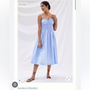 Sunday in Brooklyn Blue Midi Dress